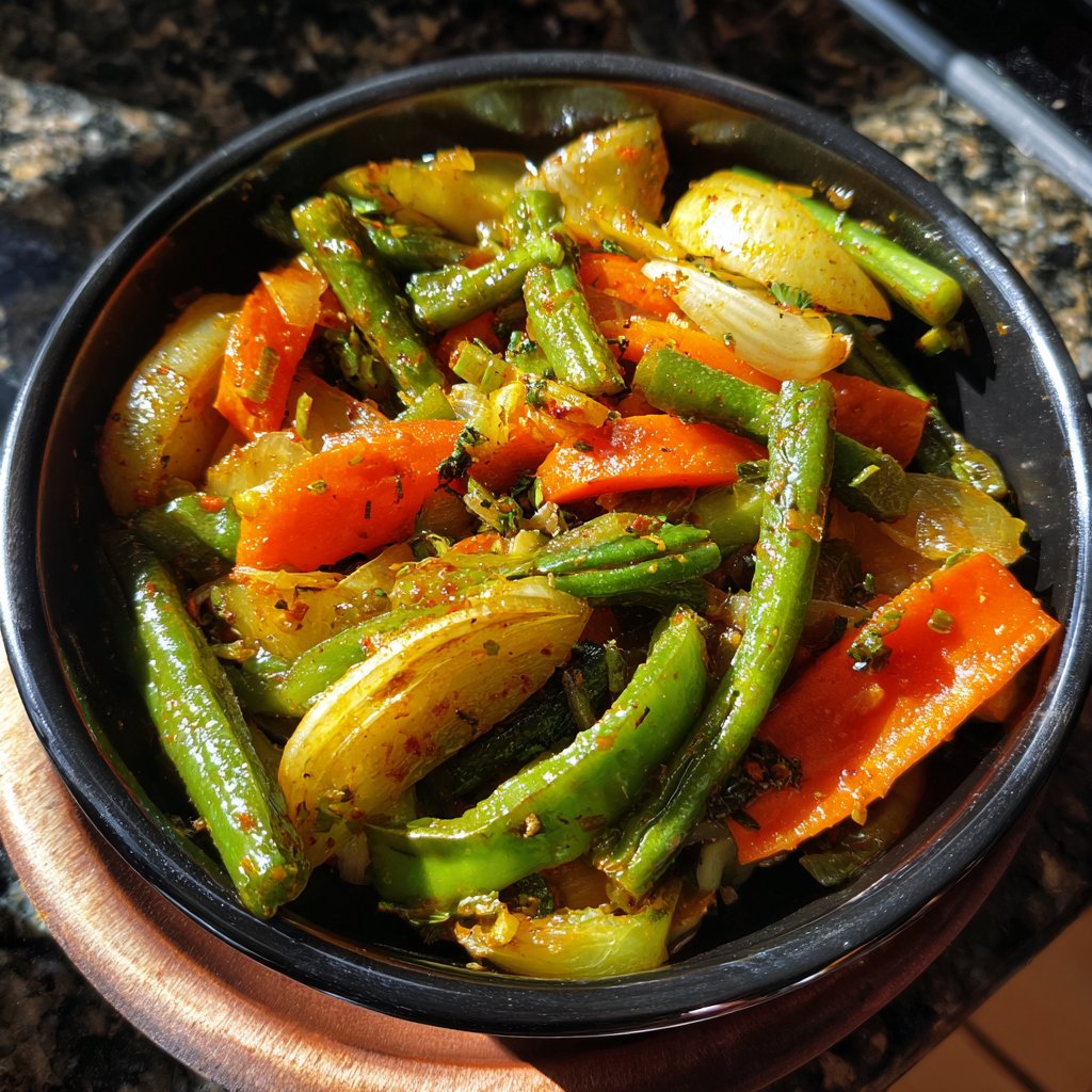 Jamaican Garlic Lime Vegetables