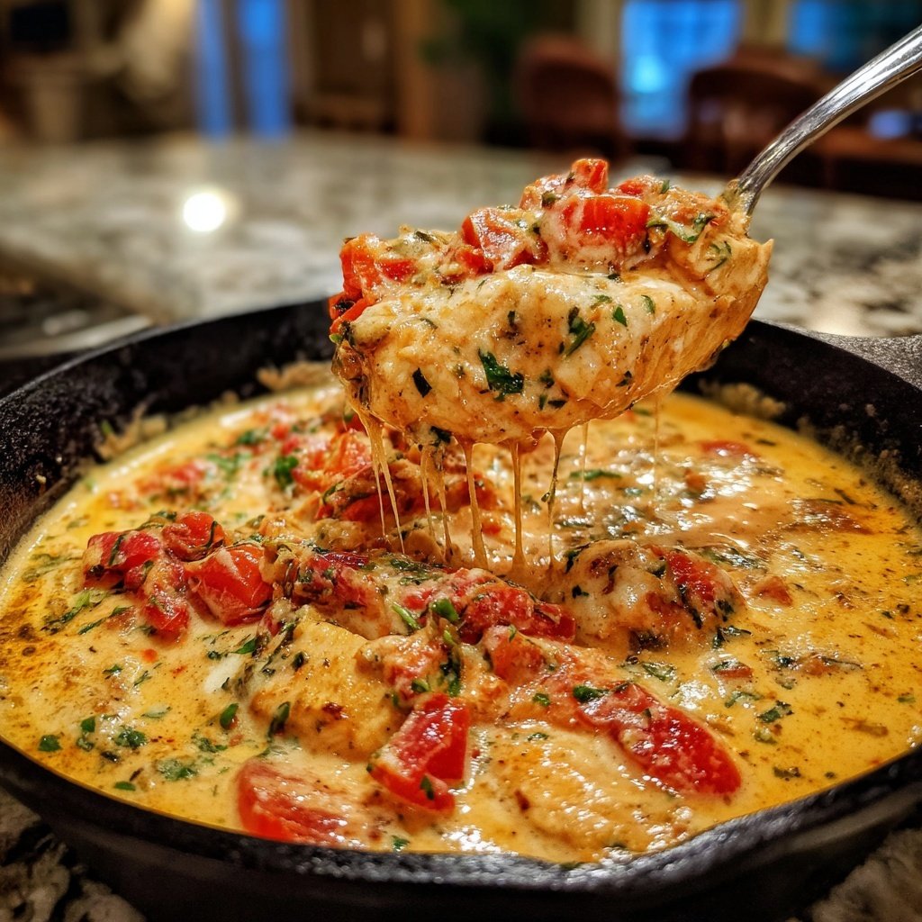 Creamy Tomato Chicken Skillet