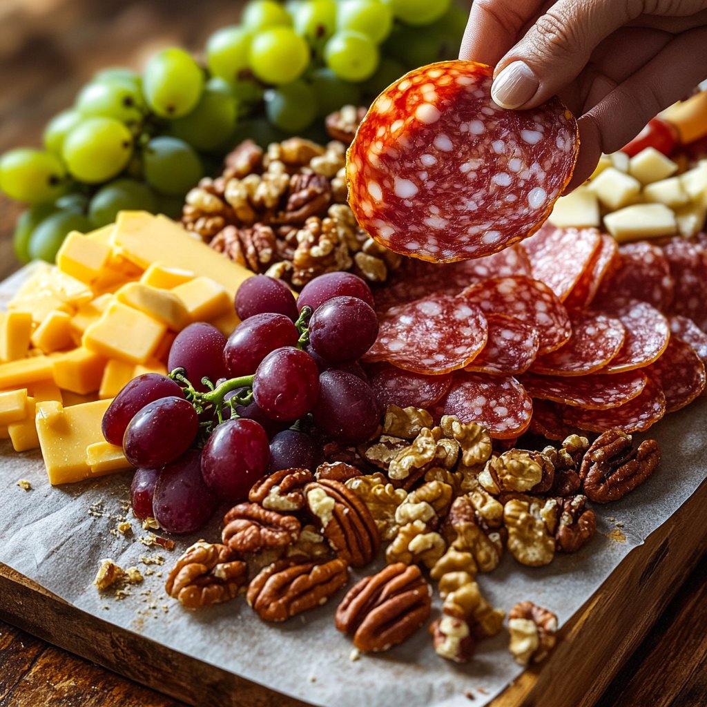 Easy Super Bowl Charcuterie Board