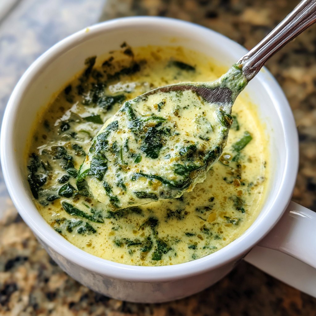 Creamy Lemon Spinach Soup