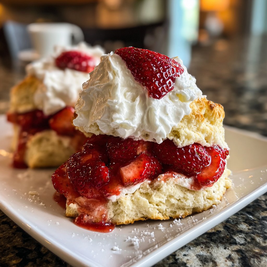 Easy Strawberry Shortcake With Homemade Biscuits