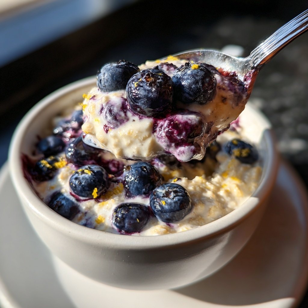 Blueberry Lemon Overnight Oats