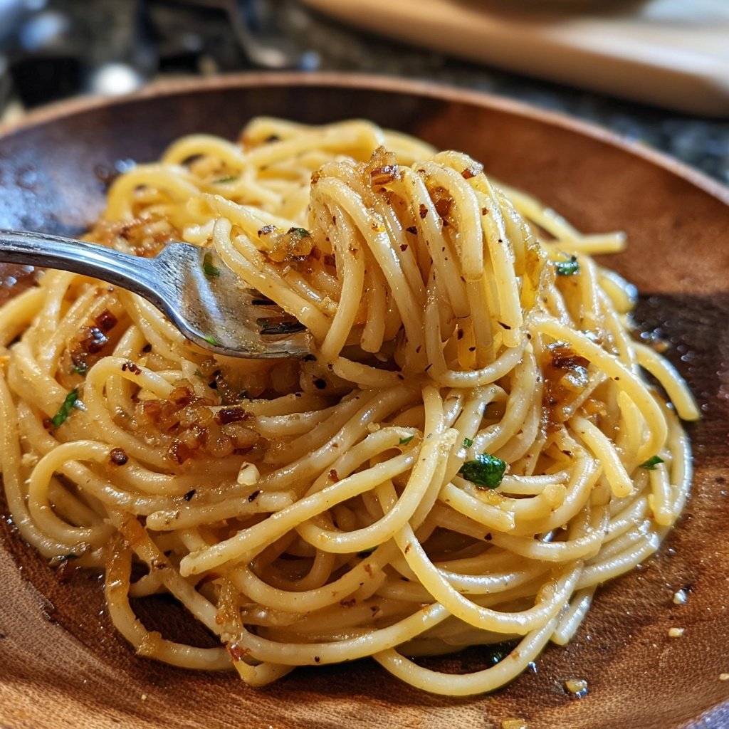 Quick & Easy 15-Minute Garlic Pasta