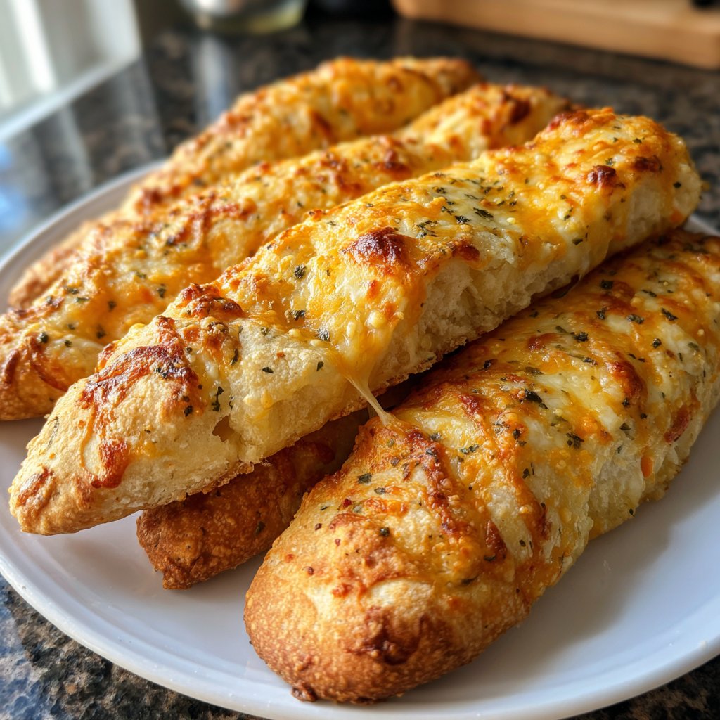 Super Bowl Cheesy Breadsticks