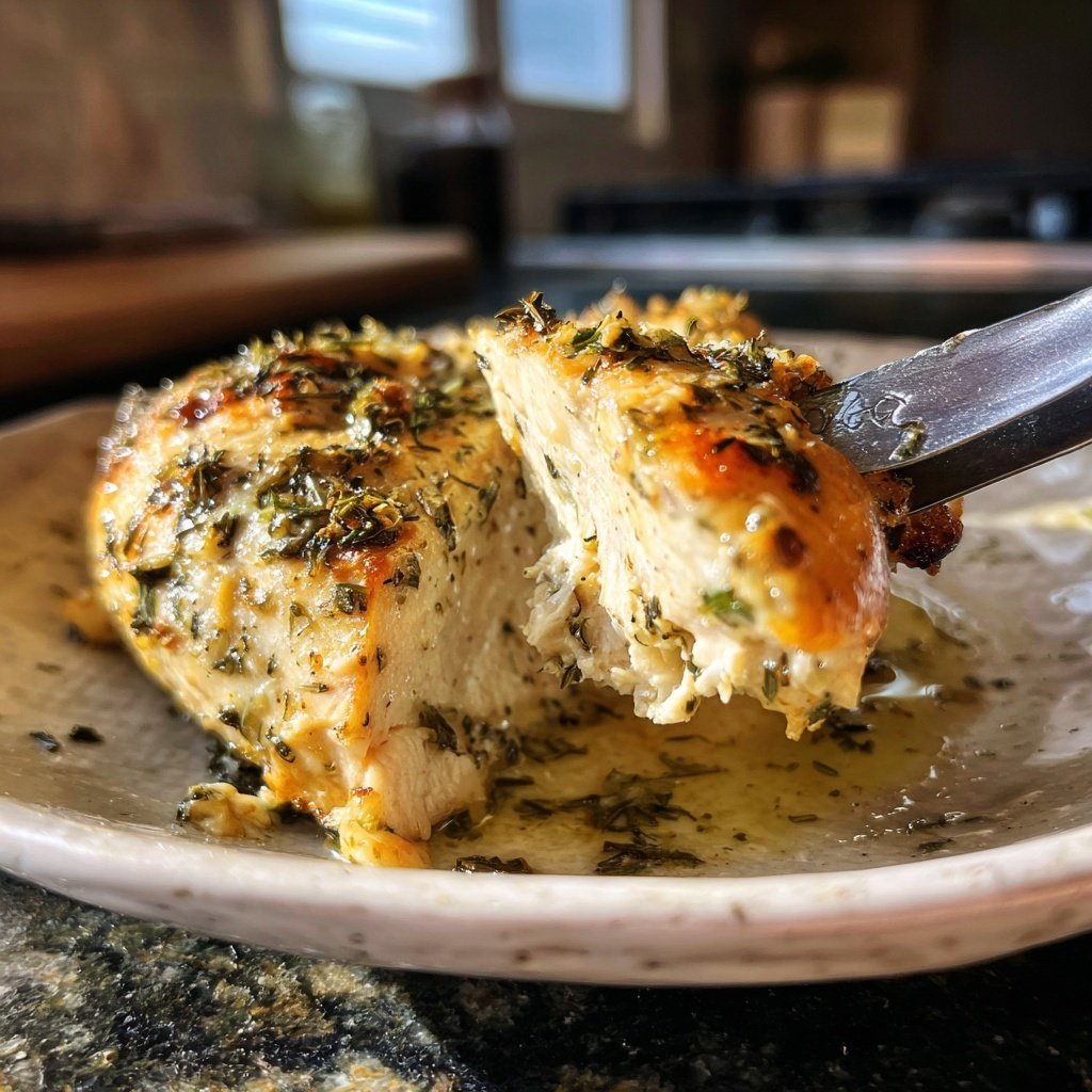 Baked Chicken Breast with Garlic Butter