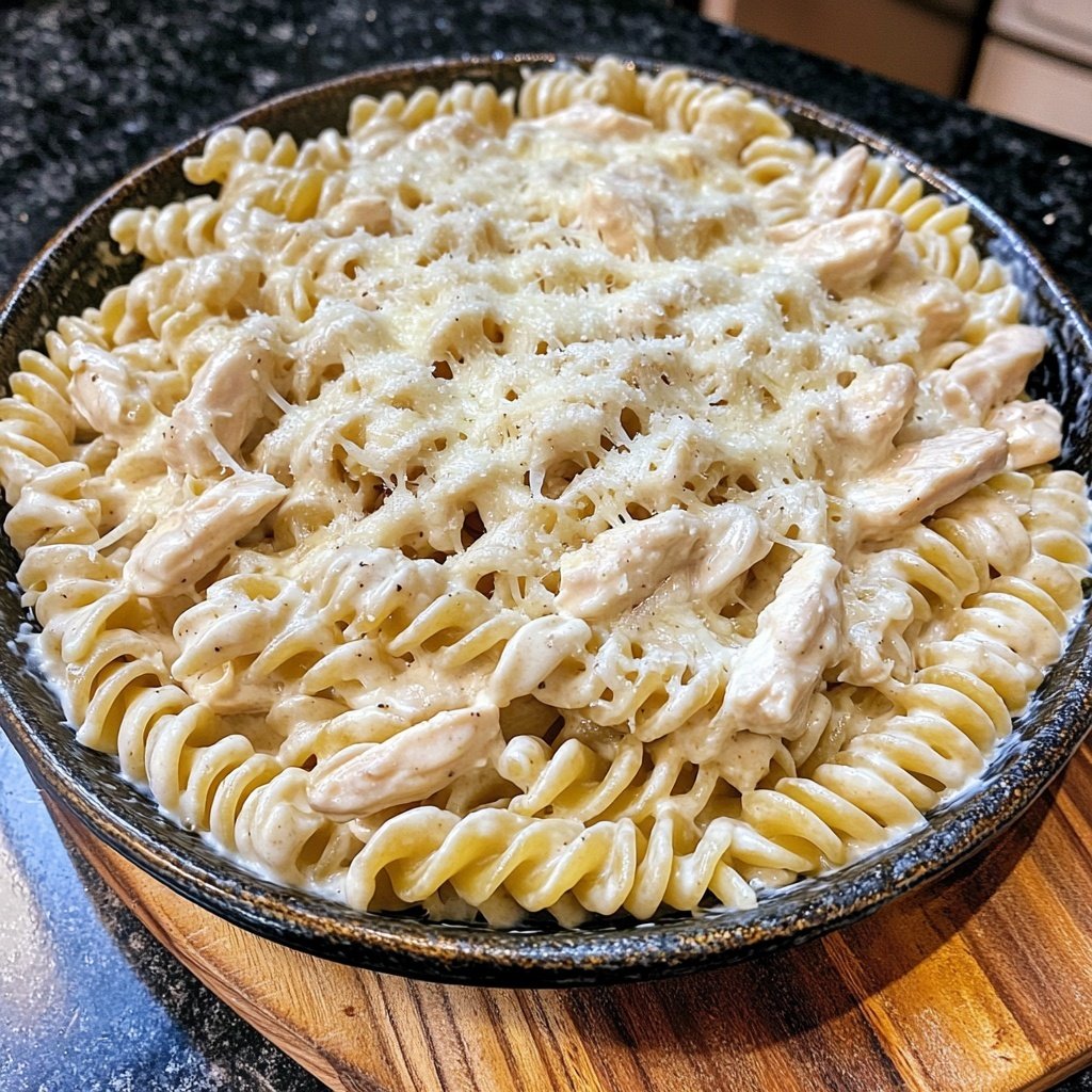 Creamy Garlic Parmesan Chicken Pasta