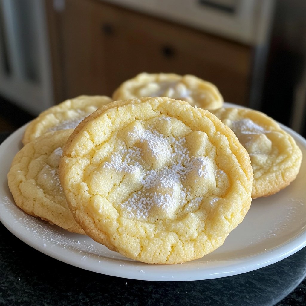 Soft & Chewy Lemon Cookies