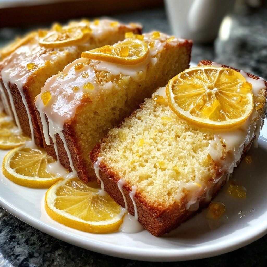 Limoncello Lemon Loaf Cake
