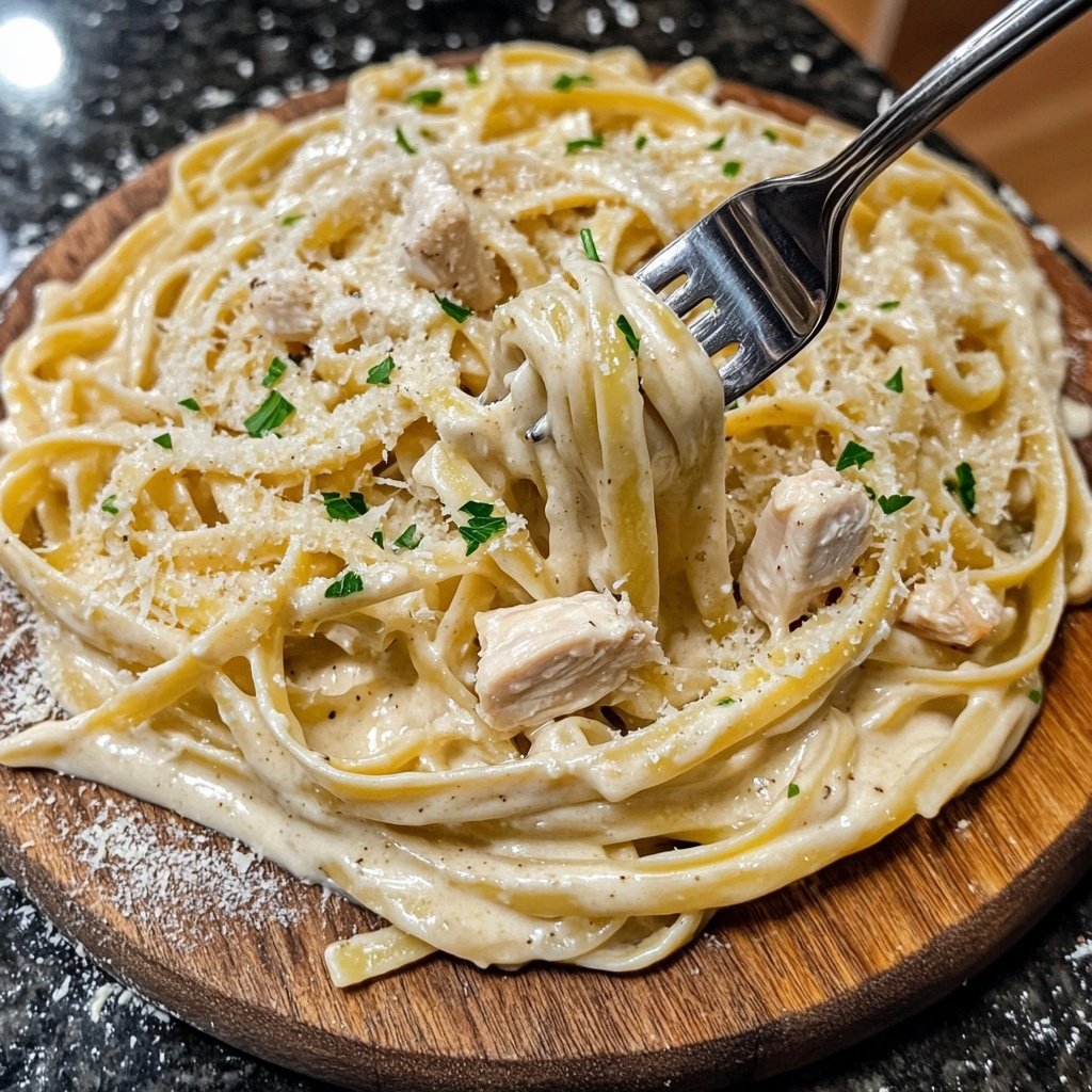 Creamy Garlic Parmesan Chicken Pasta