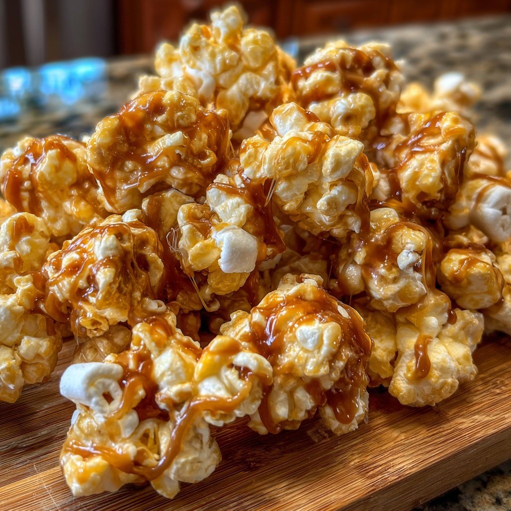 Marshmallow Caramel Corn