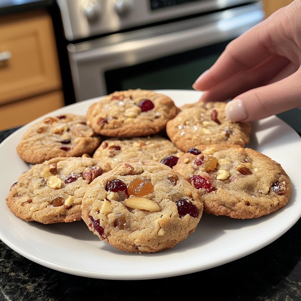Easy Christmas Fruitcake Cookies Recipe